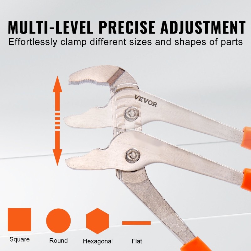Pihdisarja 8-osainen korkeahiiliteräs raskaisiin töihin sisältää urapihdit jakoavaimen ja työkalulaukun