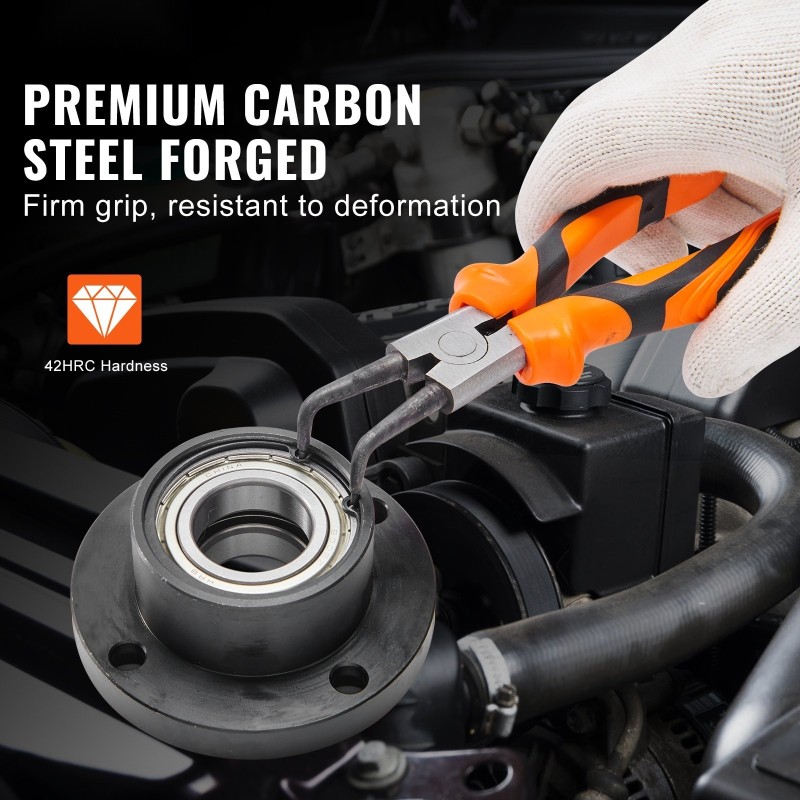 Seegerengaspihdisarja 4-osainen korkeahiiliterästä 0,2 cm kärjillä sisä- ja ulkopuolisille