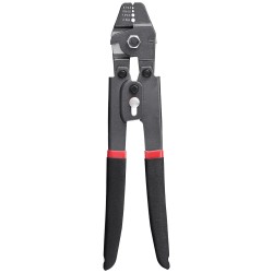 Puristustyökalu vaijerille 0,1–2,2 mm teflonpinnoitettu sisältää vaijerileikkurin ja 160 alumiiniholkkia