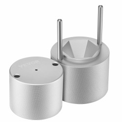 Jäätimanttipuristin lentokonealumiini 65 mm mukana jääpihdit ja tippatarjotin viskille ja cocktaileille