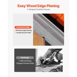 Sähköinen käsihöylä puulle 82 mm 900 wattia säädettävä 3 mm 2 terää