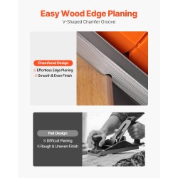 Sähköinen käsihöylä 82 mm leikkuuleveys 650 W 2 mm 2 terää