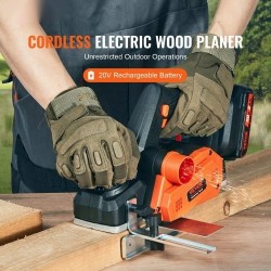 Johdoton sähköhöylä 82,5mm höyläysleveys 2mm syvyys kestävät terät kaksisuuntainen purunpoisto