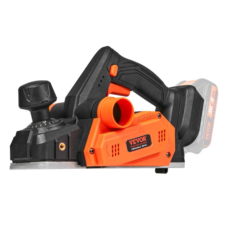 Johdoton käsihöylä 82,6 mm höyläysleveys 2 mm höyläyssyvyys korkeakovuiset terät kaksisuuntainen purunpoisto