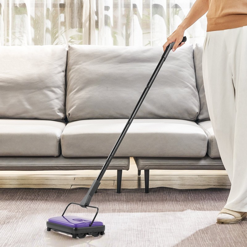 Käsikäyttöinen matonlakaisin 200 mm työleveys 300 ml pölysäiliö matoille ja koville lattiapinnoille