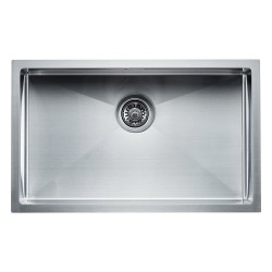 Keittiöallas 304-ruostumattomasta teräksestä 70x43 cm yksikulhoinen upotettava äänieristetty varusteilla