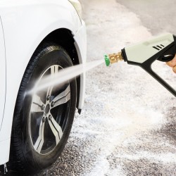 Painepesurin lyhyt pesukahva messinki ruostumaton teräs muovi maksimipaine 5000 viisi suutinta