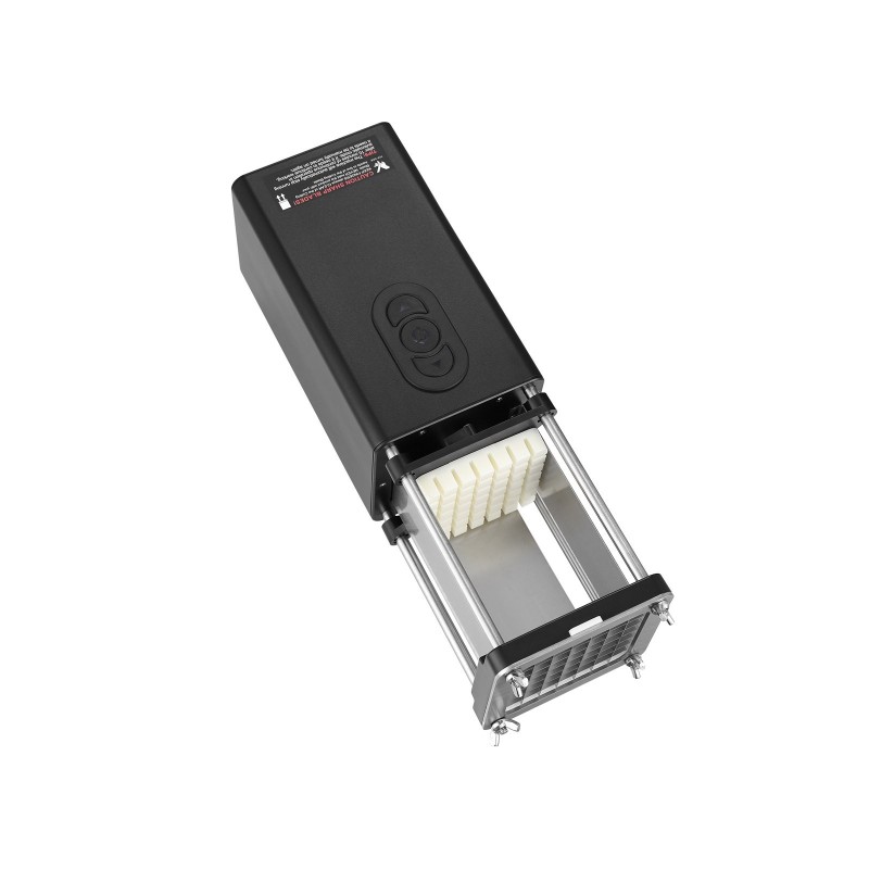 Sähköinen perunaleikkuri 1/2- ja 3/8-tuumaisilla ruostumattomilla terillä perunoille ja vihanneksille