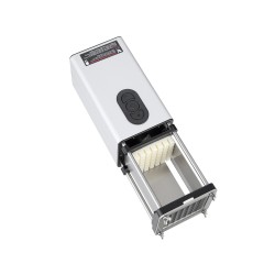 Sähköinen ranskanperunaleikkuri ruostumattomilla terillä puoli ja kolme kahdeksasosaa tuumaa