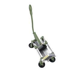 Manuaalinen perunaleikkuri 3/8-tuumainen ruostumaton teräterä alumiinirunkoinen vipukahvalla ja imukupeilla perunoille ja