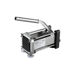 Manuaalinen perunaleikkuri ruostumattomat 1 2 ja 3 8 tuuman terät 3 imukuppia