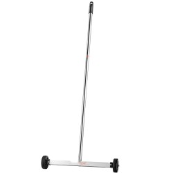 Magneettinen lakaisija pyörillä 43 cm keräyspinta 4 5 kg vetokyky säädettävällä teleskooppivarrella