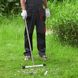 Magneettinen keräysvaunu pyörillä 15-tuumainen kevyt 3,6 kg vetovoima säädettävä teleskooppivarsi