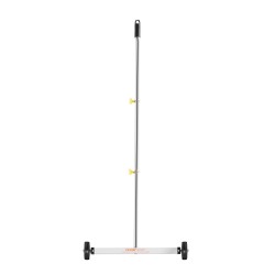 Magneettiharava pyörillä 445 mm työleveys 4 5 kg nostokyky säädettävällä varrella