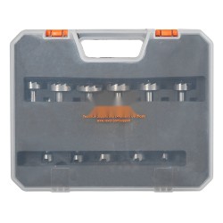 Forstner puuporanteräsarja 16 kpl hiiliteräs 6 4 41 3 mm puulle ja komposiittilevyille