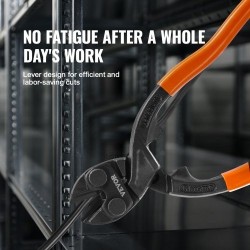 Pulttisakset kahdeksan tuumaa seosteräksiset leuat kumipinnoitettu kahva