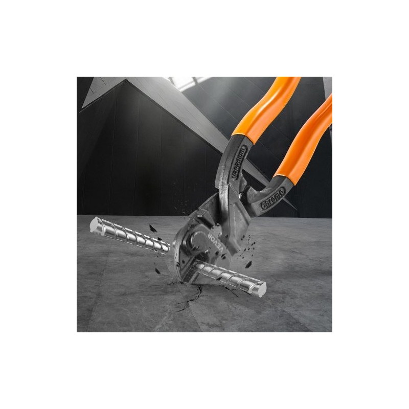 Pulttisakset kahdeksan tuumaa seosteräksiset leuat kumipinnoitettu kahva