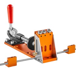 Taskuruuvijigi säädettävä 34 osainen alumiiniseosrunko 27 9 cm C puristin työkalupakki tee se itse puutöihin