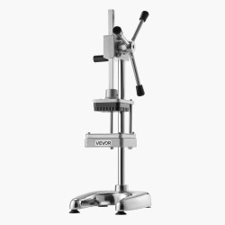 Perunaleikkuri ruostumaton teräs käsikäyttöinen 3 terälevyä 12,7/9,5/6,4 mm