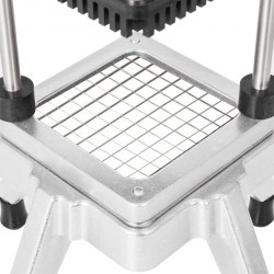 Vihannesleikkuri ammattikäyttöön 1 cm kuutioihin alumiiniseosrunko 304-ruostumaton teräs