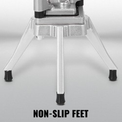 Vihannesleikkuri ammattikäyttöön 1 cm kuutioihin alumiiniseosrunko 304-ruostumaton teräs