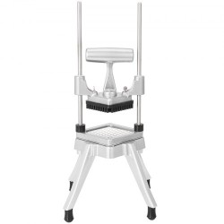 Vihannesleikkuri ammattikäyttöön 1 cm kuutioihin alumiiniseosrunko 304-ruostumaton teräs