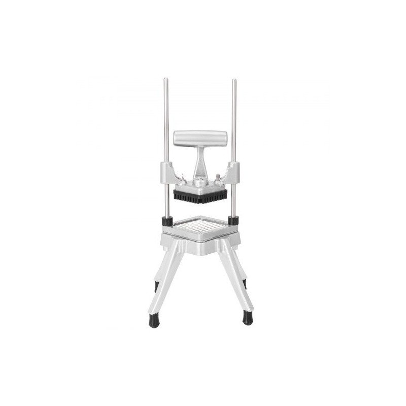 Vihannesleikkuri ammattikäyttöön 1 cm kuutioihin alumiiniseosrunko 304-ruostumaton teräs