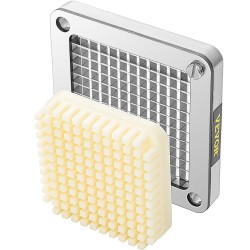 Vaihtoteräpakkaus ruostumatonta terästä alumiiniseosrungolla 1 4 tuumaa 3 kpl ranskanperunaleikkuriin