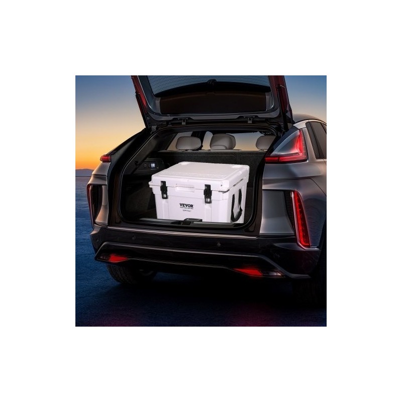 Muovinen kovarunkoinen 45 kvartin kylmälaukku 45 tölkille pitää jään 6 päivää