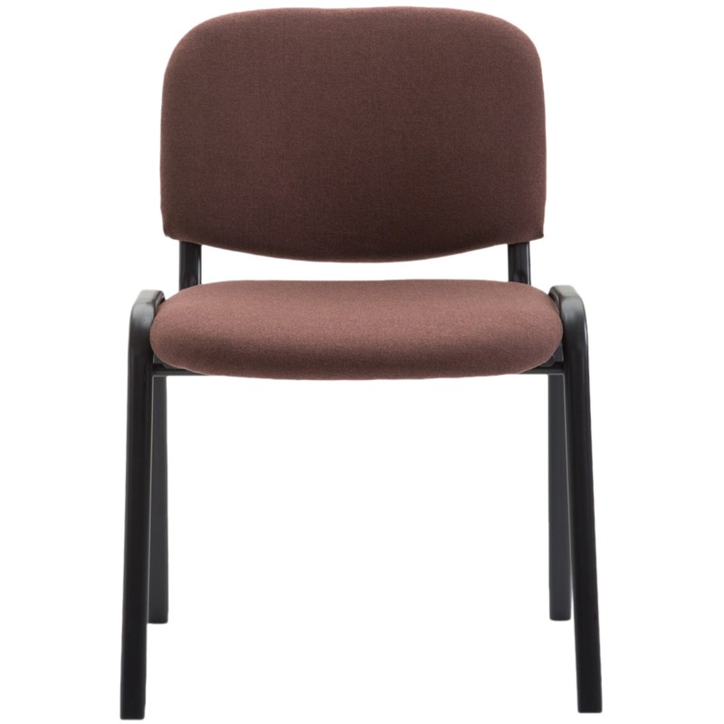 Ken pinottava vierailutuoli pehmustetulla istuimella ja selkänojalla