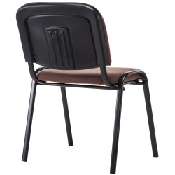 Ken pinottava vierailutuoli pehmustetulla istuimella ja selkänojalla