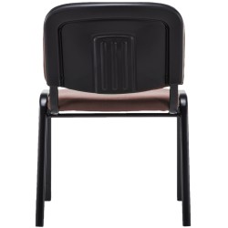 Ken pinottava vierailutuoli pehmustetulla istuimella ja selkänojalla