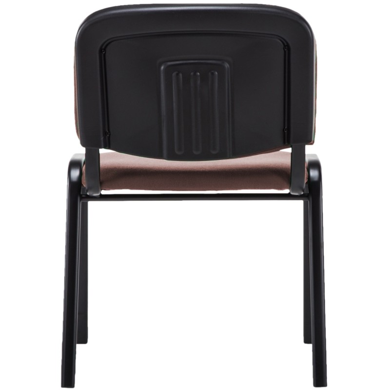 Ken pinottava vierailutuoli pehmustetulla istuimella ja selkänojalla