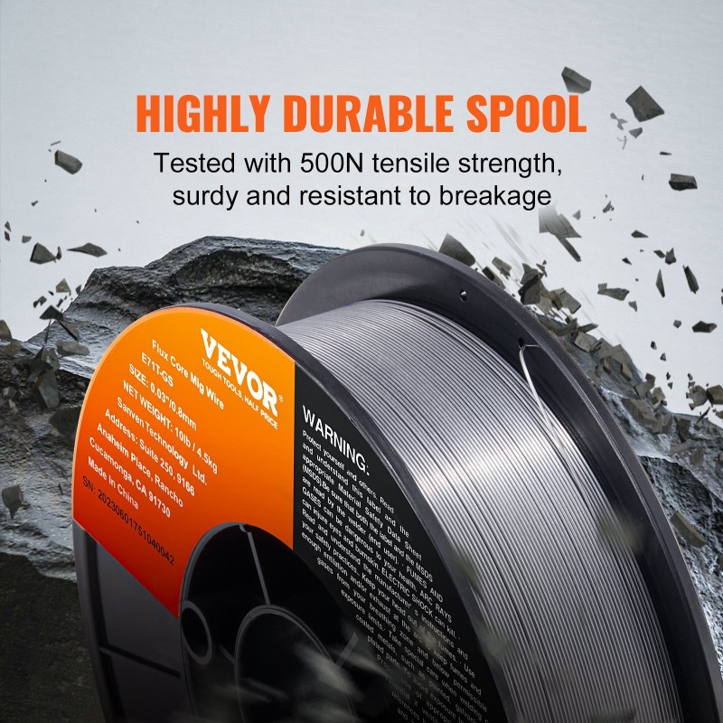 Täytelankahitsauslanka E71T-GS 0,8 mm 4,5 kg mietoteräs kaasureeton kaikissa hitsausasennoissa