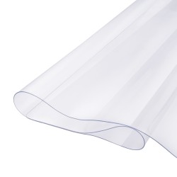 Pöydänsuoja läpinäkyvä PVC neliö 1219 x 1219 mm 1 5 mm paksu