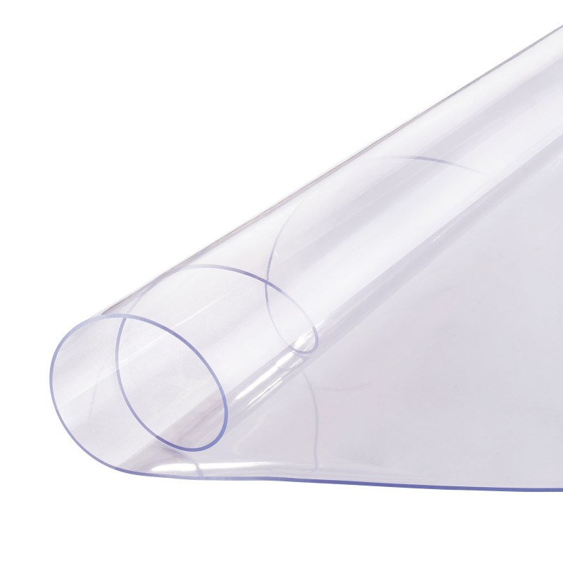 PVC-muovinen läpinäkyvä pöydänsuoja 2,0 mm pyöreä 1067 mm ruokapöydälle keittiöön