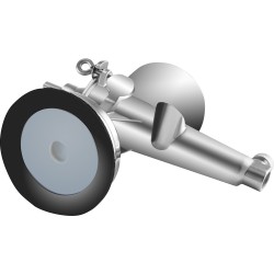 Manuaalinen vehnäorasmehustin ruostumatonta terästä leveällä syöttöaukolla imukupilla ja pöytäkiinnikkeellä