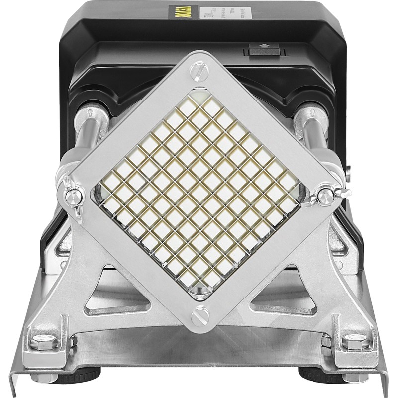 Sähköinen perunaleikkuri elintarvikekelpoinen ruostumaton teräs 4 teräsmuottia 6–13 mm