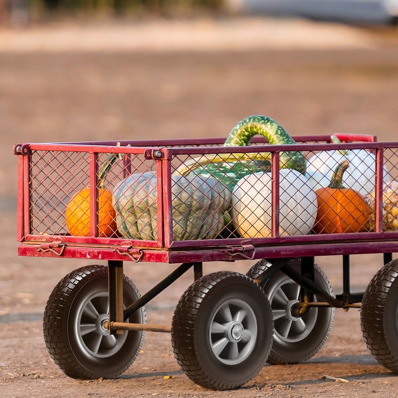 Täyskumiset puhkeamattomat PU-pyörät 254 mm halkaisija 64 mm leveys 2 kpl