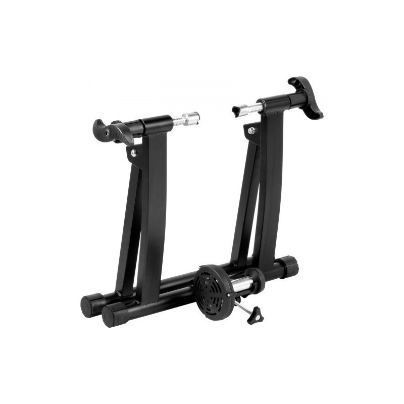 Magneettinen pyörätraineri teräsrunko kokoontaitettava kahdeksanportainen vastus sopii 26–29 tuuman renkaisiin
