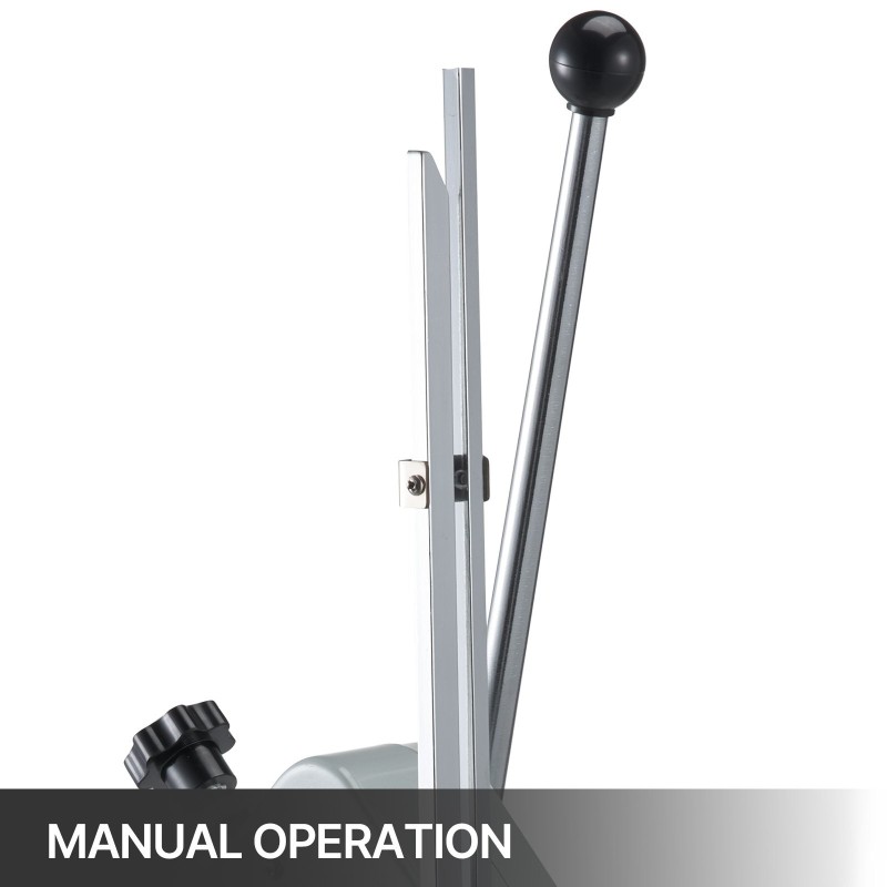 Makkaraklipsauskone kromipinnoitettu teräs pöytämalli 37x19x57 cm 13 kg 5000 klipsiä