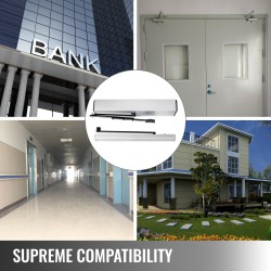 Sähköinen kääntöoven avaaja ja suljin alumiiniseos ruostumaton teräs 50 W 10 kg