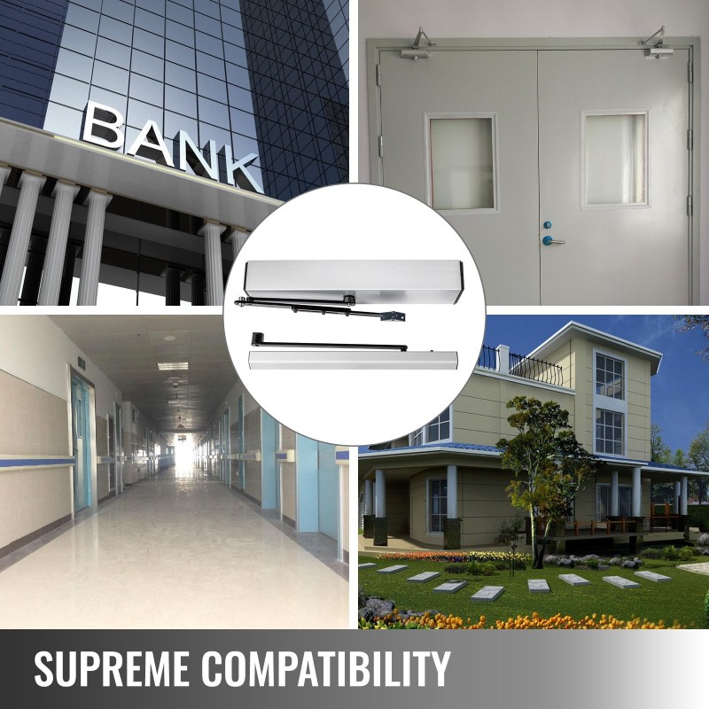 Sähköinen kääntöoven avaaja ja suljin alumiiniseos ruostumaton teräs 50 W 10 kg