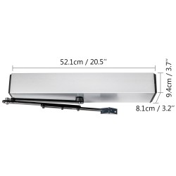 Sähköinen kääntöoven avaaja ja suljin alumiiniseos ruostumaton teräs 50 W 10 kg