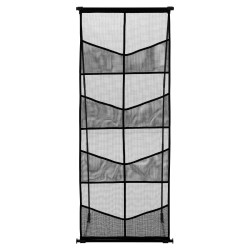 Lattiamallinen esiteteline neljällä tasolla kahdeksalle A4 esitteelle kevyt kantolaukku mukana