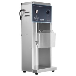 Jäätelösekoitin ruostumattomasta teräksestä 400 W portaattomalla nopeudensäätimellä kolmella käsikupilla