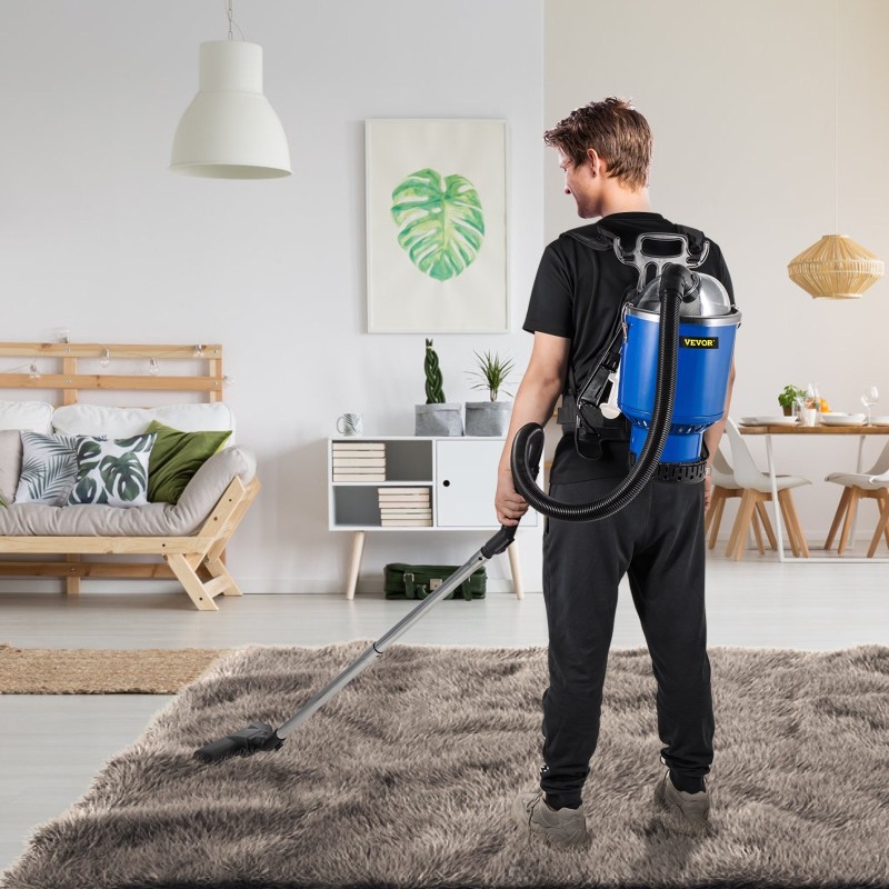 Reppuimuri 4 l 1000 W kaksivaiheisella HEPA-suodatuksella 6,1 kg teleskooppiputkella