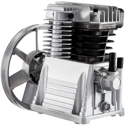 Männäkompressoripää 2 2 kW yksivaiheinen kaksisylinterinen alumiinirunko valurautaiset sylinteriholkit