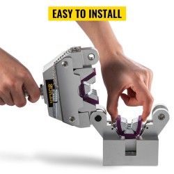 Käsikäyttöinen alumiiniseos krimppari auton ilmastointiletkuille 4 leukasarjaa 5/16–5/8 tuuman koolle