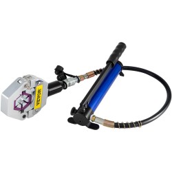 Erotettava hydraulinen letkupuristin alumiiniseosrunko 5/16–5/8 tuuman ilmastointiletkuille seitsemän leukasarjaa